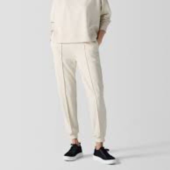 Eileen Fisher Pants - Share NWT Eileen Fisher Almond Tencel Lightweight Ponte Jogger Pant